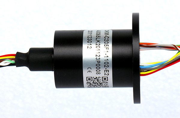 法蘭為轉(zhuǎn)子的帽式導電滑環(huán)-實物圖